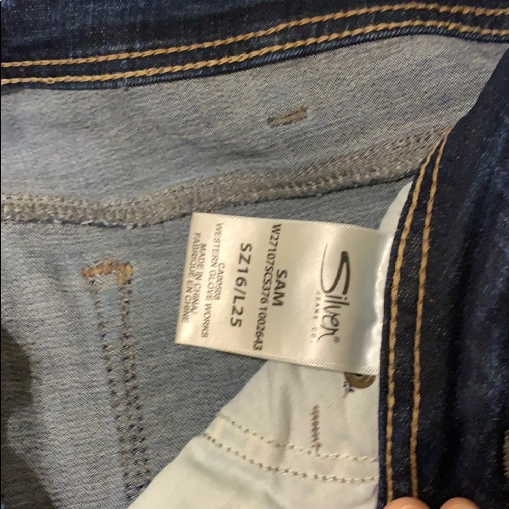 Silver jeans